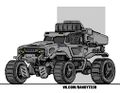 Hummer concept art by Eldar Safin, which inspired the Sentinel's design